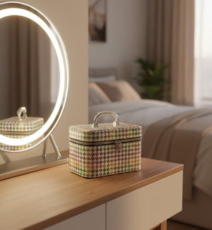 Pixel Pattern Makeup Case Ⓢ - Zambeel