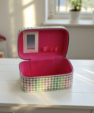 Pixel Pattern Makeup Case Ⓢ - Zambeel