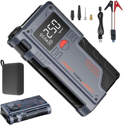 Portable Car Jump Starter with Digital Display © - Zambeel