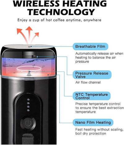 Portable Electric Espresso Coffee Maker © - Zambeel