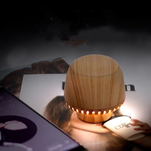Portable Mushroom Small Audio TWS Pair Box LED With Night Light - Zambeel