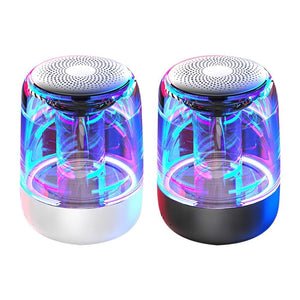 Portable Speakers Bluetooth Column Wireless Bluetooth Speaker Powerful Bass Radio with Variable Color LED Light - Zambeel