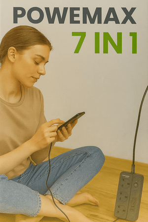 Powermax - 7 - in - 1 Power Socket - Zambeel