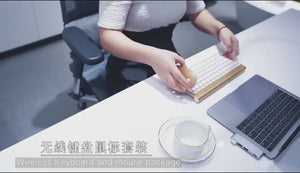 Ultra‑Slim Wireless Keyboard & Mouse Combo