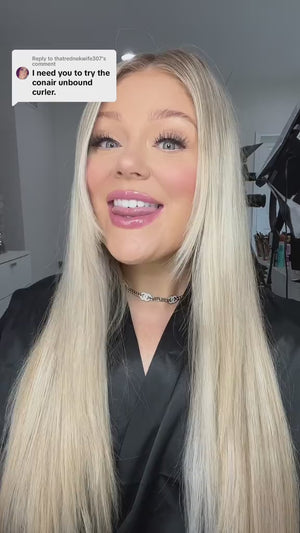 مكواة تجعيد الشعر اللاسلكية الأوتوماتيكية