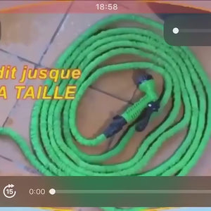 Expandable Garden Hose with Spray Nozzle