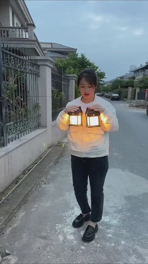 مصباح حائط تفاعلي يعمل بالطاقة الشمسية