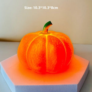 Pumpkin Halloween Decorative Night Light Bedroom Dormitory Creative Bedside Lights Eye Protection Deco Night Lamp - Zambeel