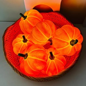 Pumpkin Halloween Decorative Night Light Bedroom Dormitory Creative Bedside Lights Eye Protection Deco Night Lamp - Zambeel