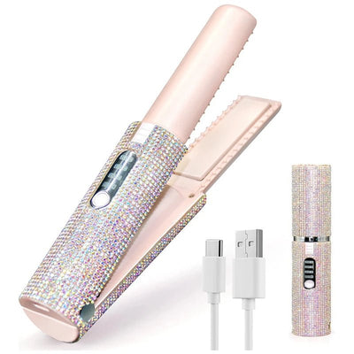Rechargeable Portable USB Hair Straightener - Zambeel