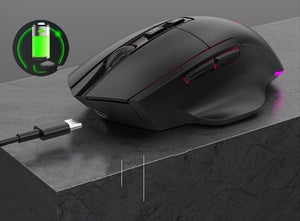 Rechargeable Wireless RGB Gaming Mouse High - value Gaming Mouse - Zambeel