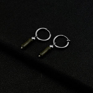 Retro Long Bamboo Pearl Earrings - Zambeel