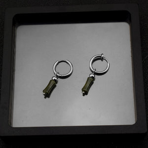 Retro Long Bamboo Pearl Earrings - Zambeel