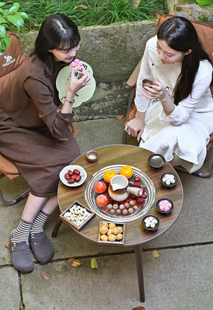 Round BBQ Grill Table © - Zambeel