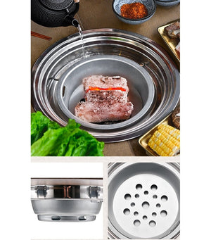 Round BBQ Grill Table © - Zambeel