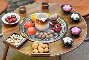 Round BBQ Grill Table © - Zambeel