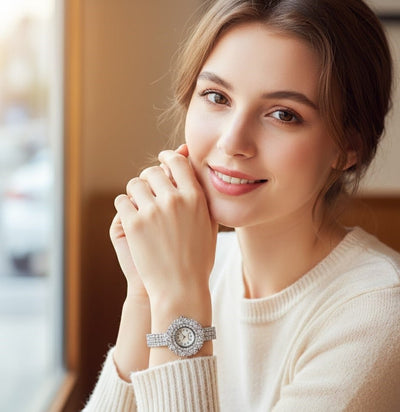 Royal Sunburst Crystal Watch - Zambeel