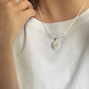 S925 Sterling Silver Zircon Necklace - Zambeel