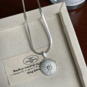 S925 Sterling Silver Zircon Necklace - Zambeel