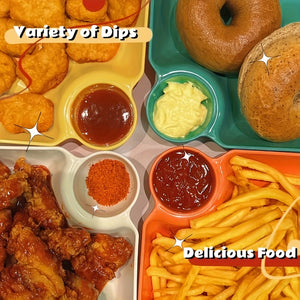 Serving Platter Set with Dip Bowl - Zambeel