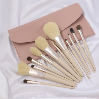 Set Of 12 Makeup Brushes - Zambeel