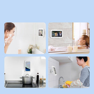 Shower Phone Box Bathroom Waterproof Phone Case Seal Protection Touch Screen Mobile Phone Holder For Kitchen Handsfree Gadget - Zambeel
