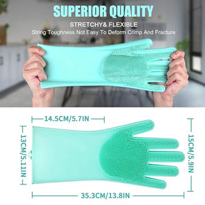 Silicone Cleaning Gloves - Zambeel