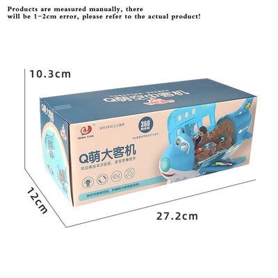 Simulation Model 360 Rotating Music Light Children's Toy Airplane - Zambeel