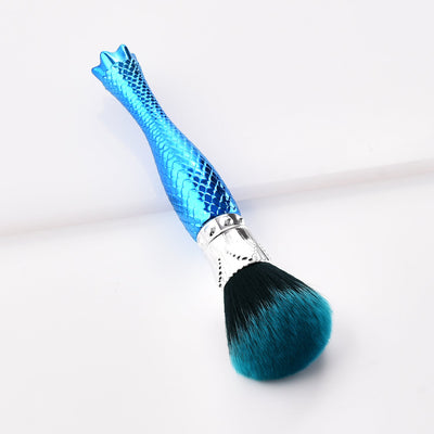 Single makeup brush makeup tool blue - Zambeel