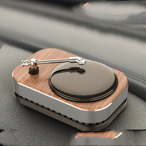 Solar Record Player Rotating Perfume Car Accessories Aromatherapy Decoration - Zambeel