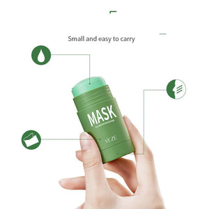 Solid Cleansing Mask Oil Control Shrink Pores To Blackheads Cleansing Green Tea Solid Mask Mud Eggplant Mud Mask - Zambeel