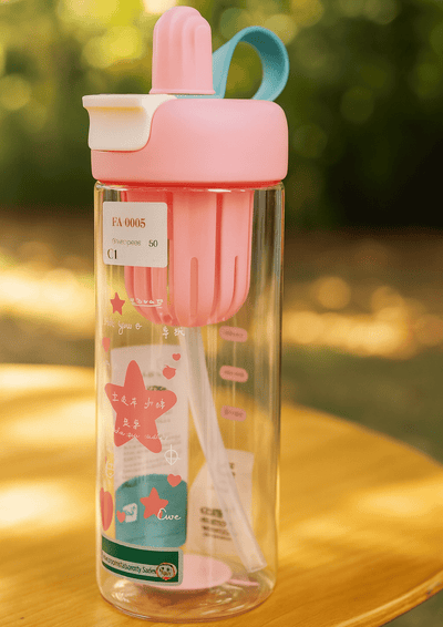Sports Water Bottle with Straw - Zambeel
