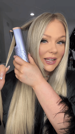 مكواة تجعيد الشعر اللاسلكية الأوتوماتيكية