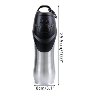 Stainless Steel Pets Drinking Water Bottle - Zambeel