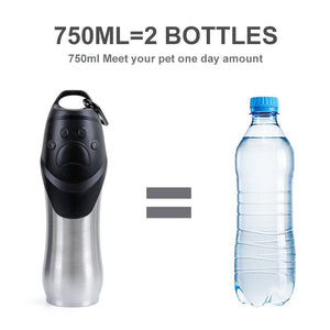 Stainless Steel Pets Drinking Water Bottle - Zambeel