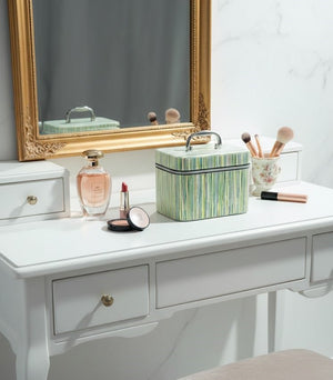 Striped Pattern Makeup Case Ⓢ - Zambeel