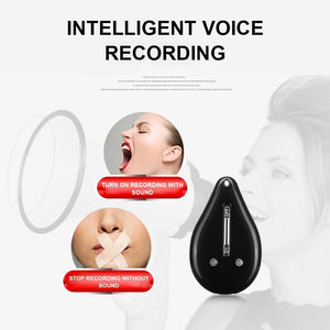 STTWUNAKE mini hidden voice recorder Professional Digital 8GB HD noise reduction Time stamp Spy voice recorder Built - in battery - Zambeel