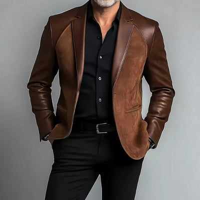 Stylish Suit - collar Coat For Middle - aged Dads - Zambeel