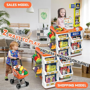 Supermarket Play Set for Kids - Zambeel
