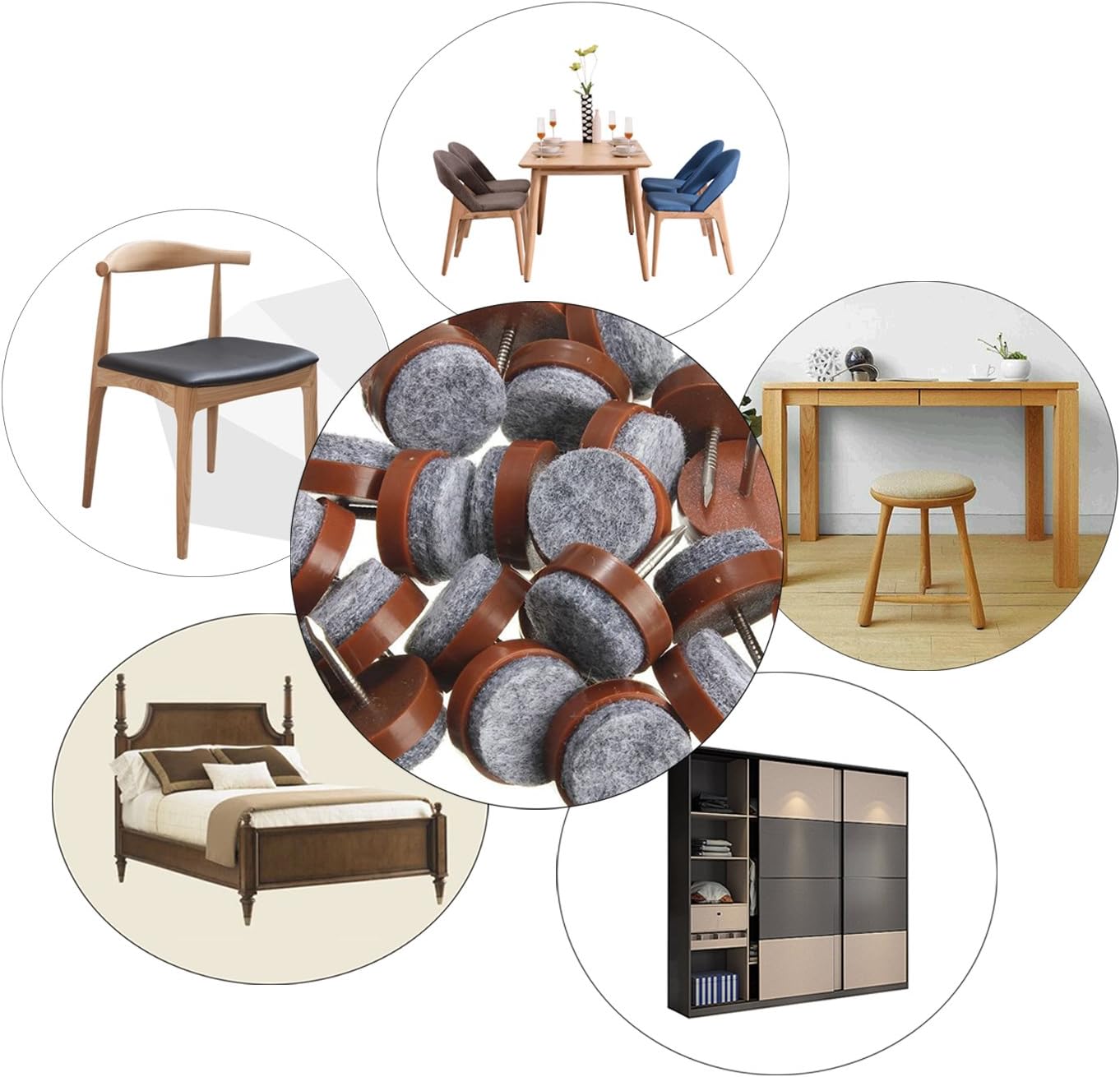 Table Leg Feet Floor Protector - Zambeel