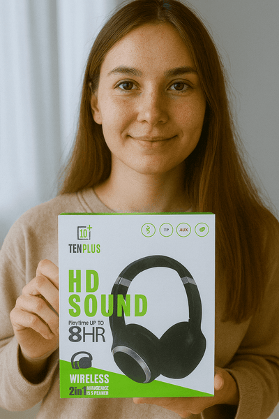 TenPlus - Wireless 2 - in - 1 Headphones - Zambeel