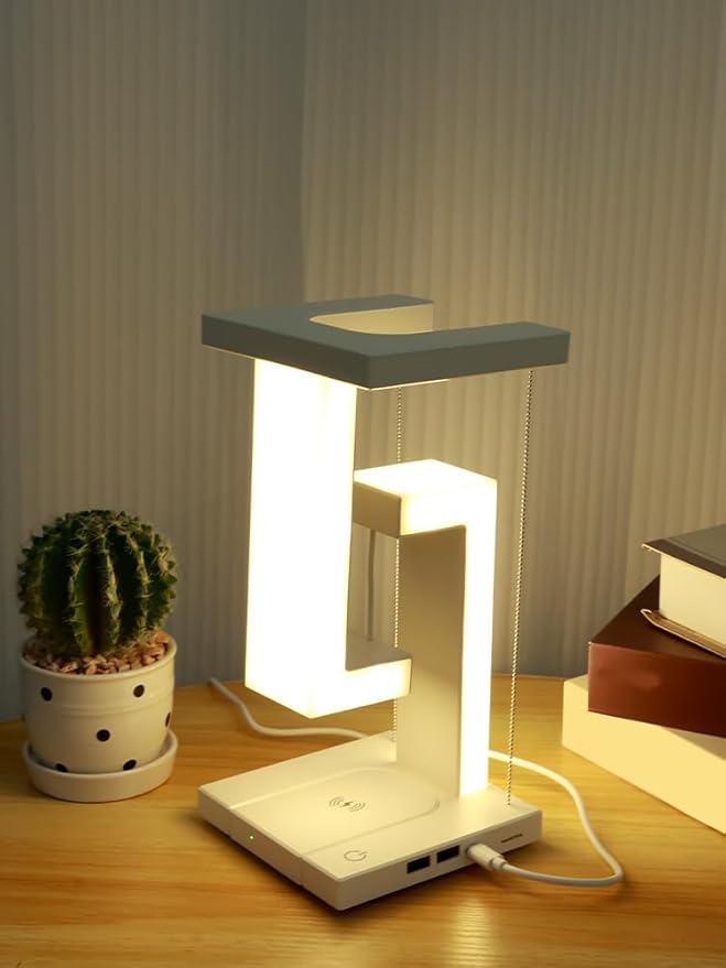 Tensegrity Smart LED Desk Lamp with Wireless Charge - Zambeel
