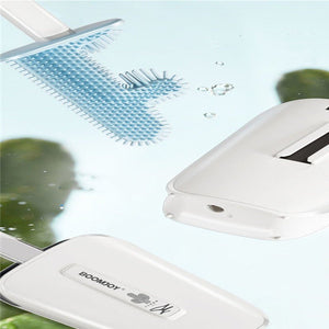 Toilet Brush Household No Dead Corner Bathroom With Bucket Wall Mounted - Zambeel