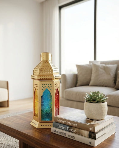 Traditional Metal Ramadan Lantern - Zambeel