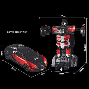 Transfrom - RC Transforming Racing Car Robot Toy - Zambeel