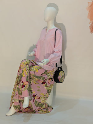 Tropical Print Suit Set - Zambeel