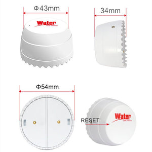 Tuya WiFi Smart Leakage Alarm Home Overflow Flood Detector With Buzzer - Zambeel