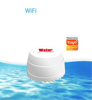 Tuya WiFi Smart Leakage Alarm Home Overflow Flood Detector With Buzzer - Zambeel