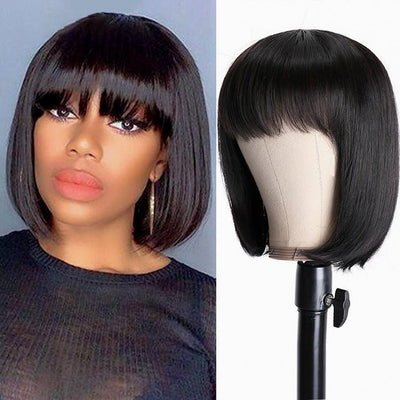 Unice Hair Full Machine Human Hair Wigs For Black Women - Zambeel