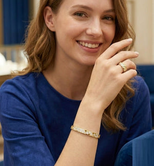 Classic Crystal Edge Kada Set